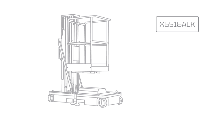 Телескопический подъемник XCMG XGS18ACK