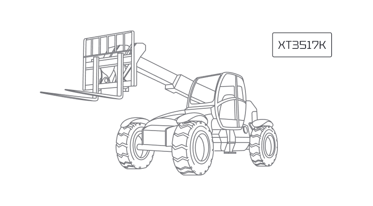 Телескопический погрузчик XCMG XT3517K